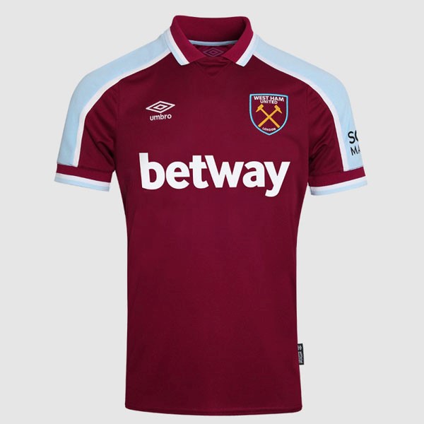 Tailandia Camiseta West Ham United 1ª Kit 2021 2022